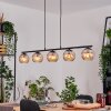 Koyoto Lampadario a sospensione, Lampada a sfera, Lampada a sospensione Ambrato, 5-Luci