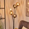 Koyoto Lampada a sfera, Lampada da terra Ambrato, Chiaro, Grigio fumo, 5-Luci