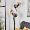 Koyoto Lampada a sfera, Lampada da terra Ambrato, Chiaro, Grigio fumo, 5-Luci