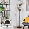 Koyoto Lampada a sfera, Lampada da terra Ambrato, Chiaro, Grigio fumo, 5-Luci