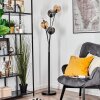 Koyoto Lampada a sfera, Lampada da terra Ambrato, Chiaro, Grigio fumo, 5-Luci