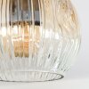 Ripoll Plafoniera, Lampada a sfera Écru, Nero, 3-Luci