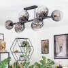 Koyoto Plafoniera, Lampada a sfera Chiaro, Grigio fumo, 10-Luci