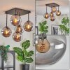 Gastor Plafoniera, Lampada a sfera Grigio fumo, 5-Luci