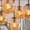 Gastor Plafoniera, Lampada a sfera Ambrato, 5-Luci