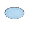 Plafoniera WOFI LINOX LED Argento, 1-Luce, Telecomando, Cambia colore