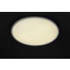 Plafoniera WOFI LINOX LED Argento, 1-Luce, Telecomando, Cambia colore