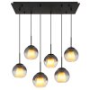 Illuminazione Globo Lighting Barry Lampadario a sospensione Nero, 6-Luci