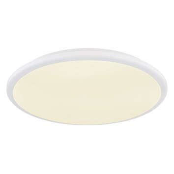 Illuminazione Globo Lighting Xander Plafoniera LED Bianco, 1-Luce