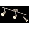 Illuminazione Globo Lighting Kinley Plafoniera Cromo, Nichel opaco, 3-Luci