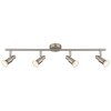 Illuminazione Globo Lighting Kinley Plafoniera Cromo, Nichel opaco, 4-Luci