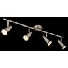 Illuminazione Globo Lighting Kinley Plafoniera Cromo, Nichel opaco, 4-Luci
