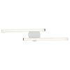 Illuminazione Globo Lighting Eloise Plafoniera LED Cromo, Bianco, 1-Luce