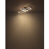 Illuminazione Globo Lighting Sapena Plafoniera LED Nero, 1-Luce