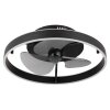Illuminazione Globo Lighting Conway Lampada con ventilatore LED Nero, 1-Luce, Telecomando