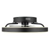Illuminazione Globo Lighting Conway Lampada con ventilatore LED Nero, 1-Luce, Telecomando