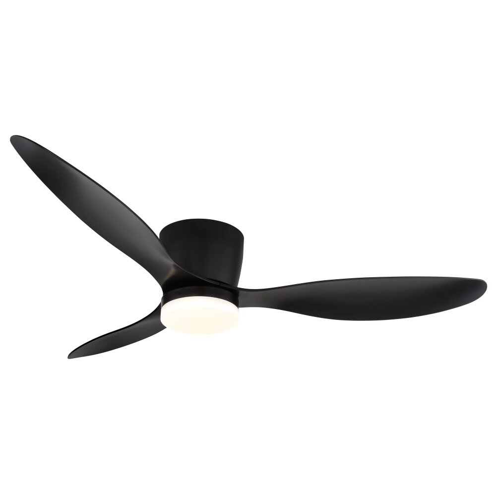 Illuminazione Globo Lighting Armando Lampada con ventilatore LED Nero, 1-Luce, Telecomando main product photo