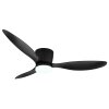 Illuminazione Globo Lighting Armando Lampada con ventilatore LED Nero, 1-Luce, Telecomando