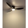 Illuminazione Globo Lighting Armando Lampada con ventilatore LED Nero, 1-Luce, Telecomando