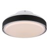 Illuminazione Globo Lighting Carney Lampada con ventilatore LED Bianco, 1-Luce, Telecomando