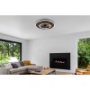 Illuminazione Globo Lighting Trevino Lampada con ventilatore LED Écru, Nero, 1-Luce, Telecomando