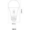 Illuminazione Globo Lighting E27 9 Watt Bianco luce solare 830 Lumen