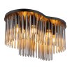 Illuminazione Globo Lighting Gorley Plafoniera Nero, 6-Luci