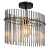 Illuminazione Globo Lighting Gorley Plafoniera Nero, 1-Luce