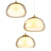 Illuminazione Globo Lighting Avila Lampadario a sospensione LED Oro, 1-Luce, Telecomando
