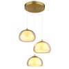 Illuminazione Globo Lighting Avila Lampadario a sospensione LED Oro, 1-Luce, Telecomando