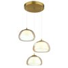 Illuminazione Globo Lighting Avila Lampadario a sospensione LED Oro, 1-Luce, Telecomando