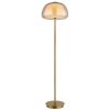 Illuminazione Globo Lighting Avila Lampada da terra LED Oro, 1-Luce, Telecomando