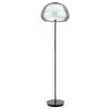 Illuminazione Globo Lighting Avila Lampada da terra LED Cromo, Nero, 1-Luce, Telecomando