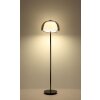 Illuminazione Globo Lighting Avila Lampada da terra LED Cromo, Nero, 1-Luce, Telecomando