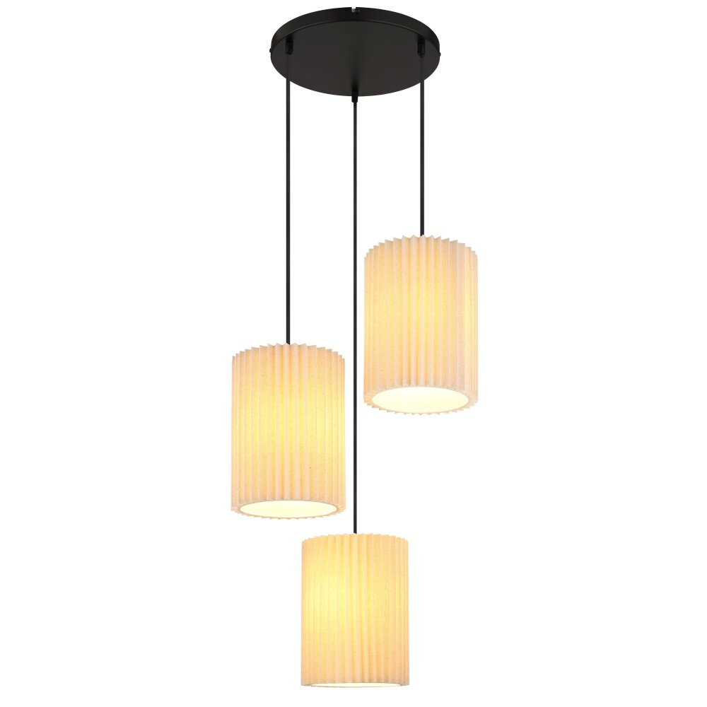 Illuminazione Globo Lighting Page Lampadario a sospensione Nero, 3-Luci main product photo