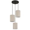 Illuminazione Globo Lighting Page Lampadario a sospensione Nero, 3-Luci