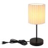 Illuminazione Globo Lighting Page Lampada da tavolo Nero, 1-Luce
