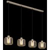 Illuminazione Globo Lighting Alfred Lampadario a sospensione Sabbia, 4-Luci