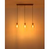 Illuminazione Globo Lighting Massey Lampadario a sospensione Marrone, 3-Luci