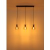 Illuminazione Globo Lighting Massey Lampadario a sospensione Nero, 3-Luci