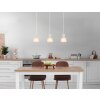 Illuminazione Globo Lighting Massey Lampadario a sospensione Bianco, 3-Luci