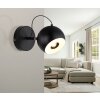 Illuminazione Globo Lighting Donovan Applique LED Cromo, Nero, 1-Luce