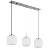 Illuminazione Globo Lighting Kladora Lampadario a sospensione Nichel opaco, 3-Luci