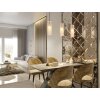 Illuminazione Globo Lighting Karolo Lampadario a sospensione Oro, 3-Luci