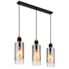 Illuminazione Globo Lighting Osborne Lampadario a sospensione Marrone, Nero, 3-Luci