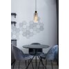 Illuminazione Globo Lighting Osborne Lampadario a sospensione Marrone, Nero, 1-Luce