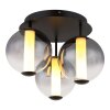 Illuminazione Globo Lighting Lacy Plafoniera LED Nero, 1-Luce