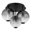 Illuminazione Globo Lighting Lacy Plafoniera LED Nero, 1-Luce