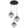 Illuminazione Globo Lighting Lacy Lampadario a sospensione LED Nero, 1-Luce