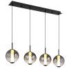 Illuminazione Globo Lighting Lacy Lampadario a sospensione LED Nero, 1-Luce